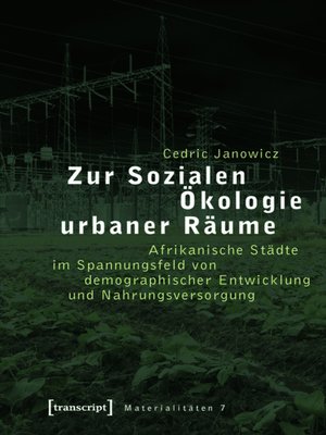 cover image of Zur Sozialen Ökologie urbaner Räume